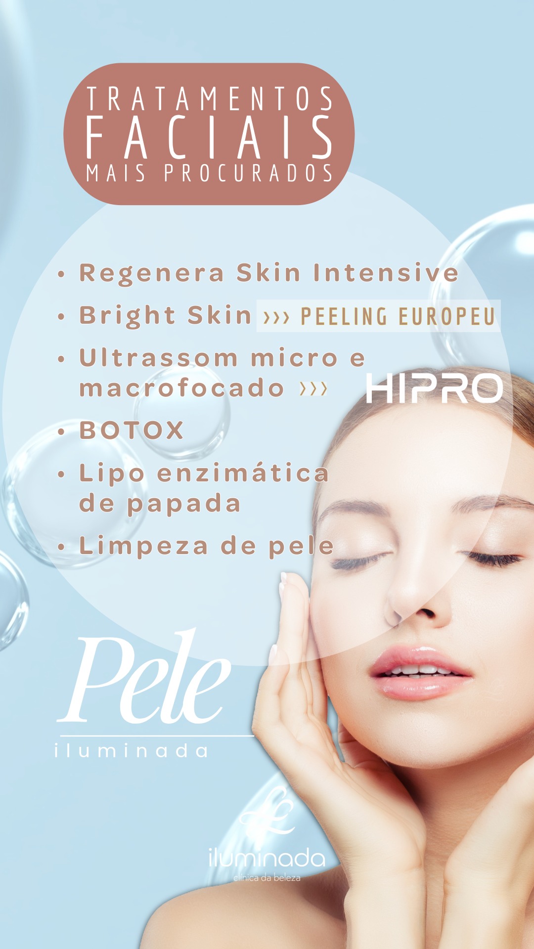 Tratamentos faciais mais procurados da Iluminada