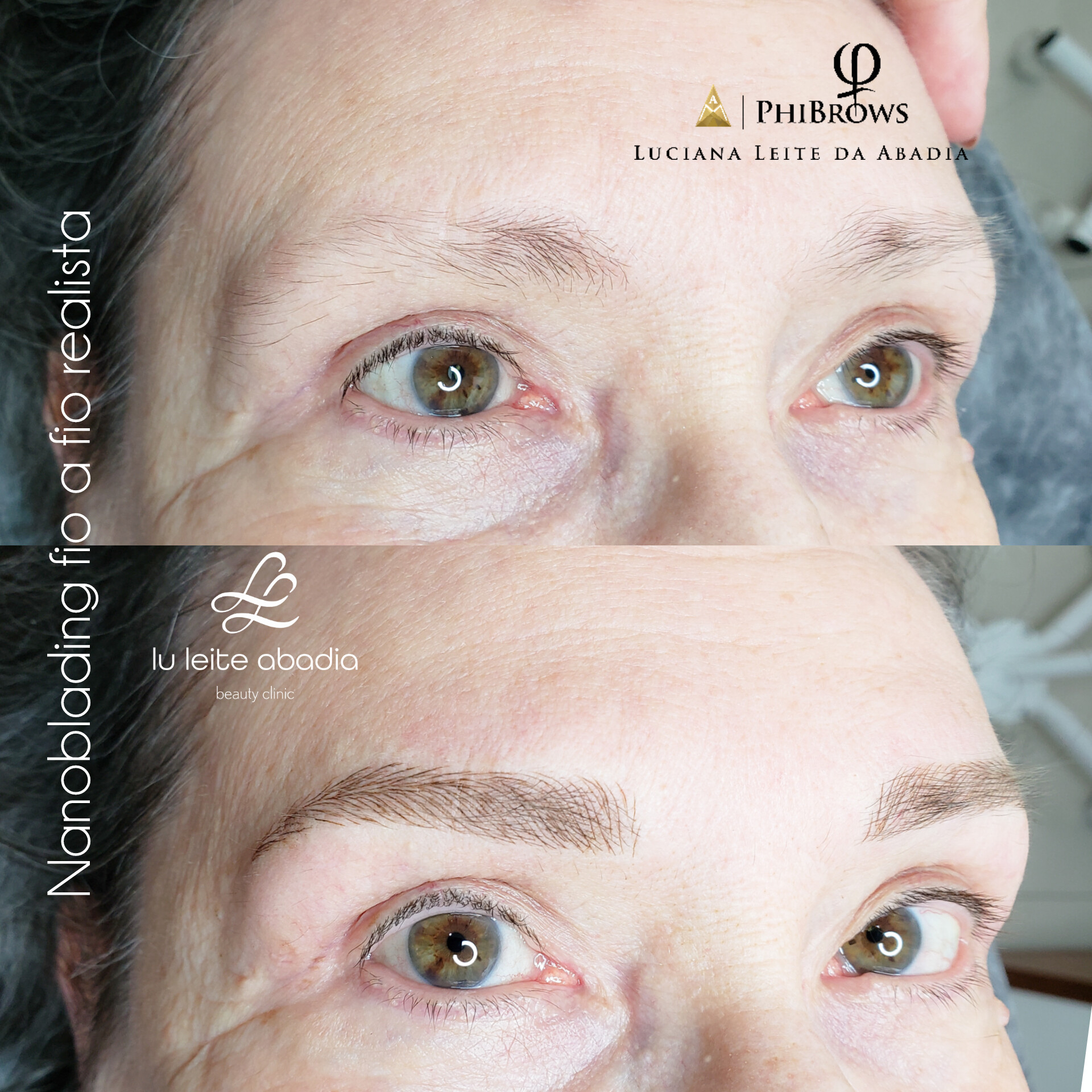 Procedimento de fio a fio realista pela Artista Lu Leite